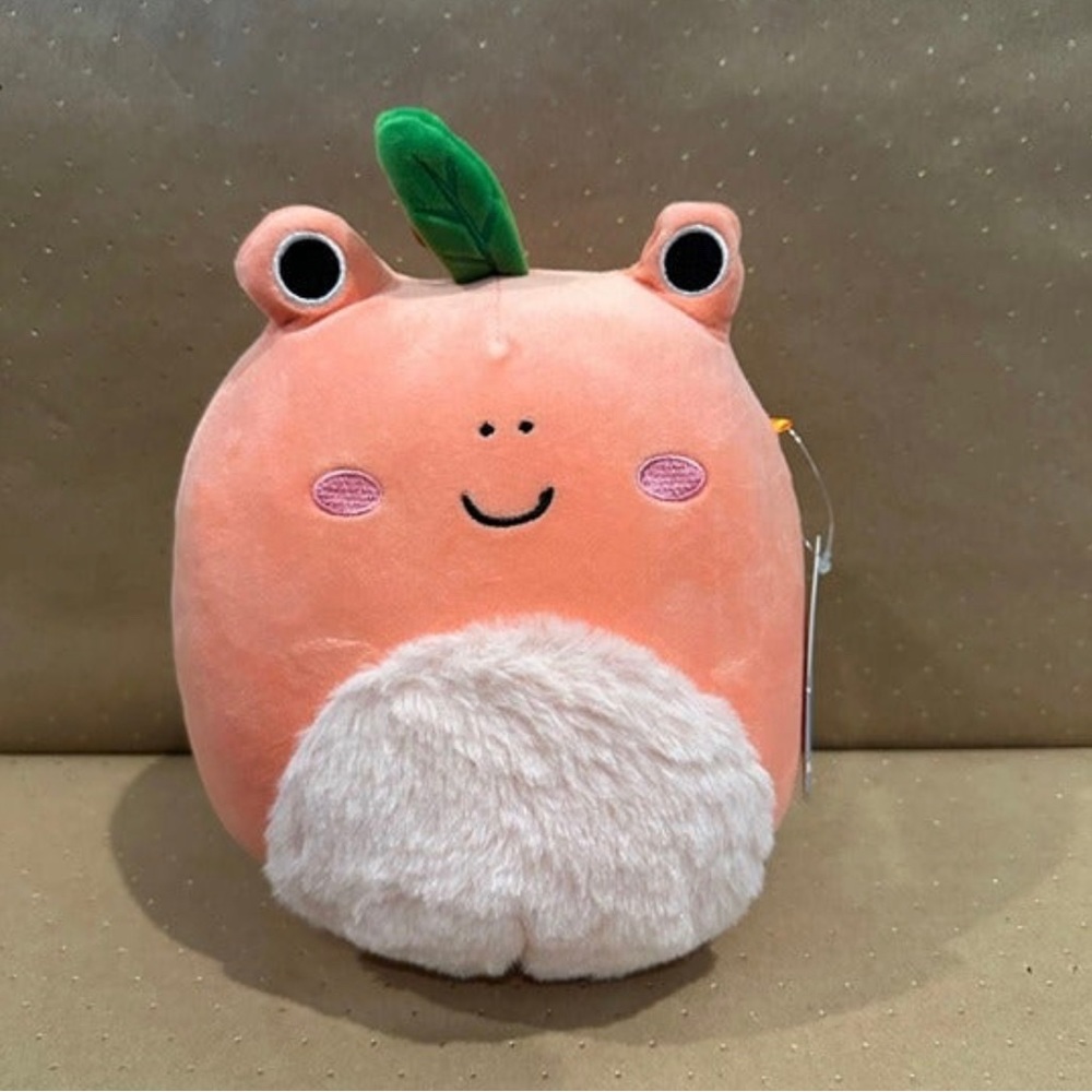 NWT 8” Fatima the Peach 🍑 Frog 🐸 Squishmallow